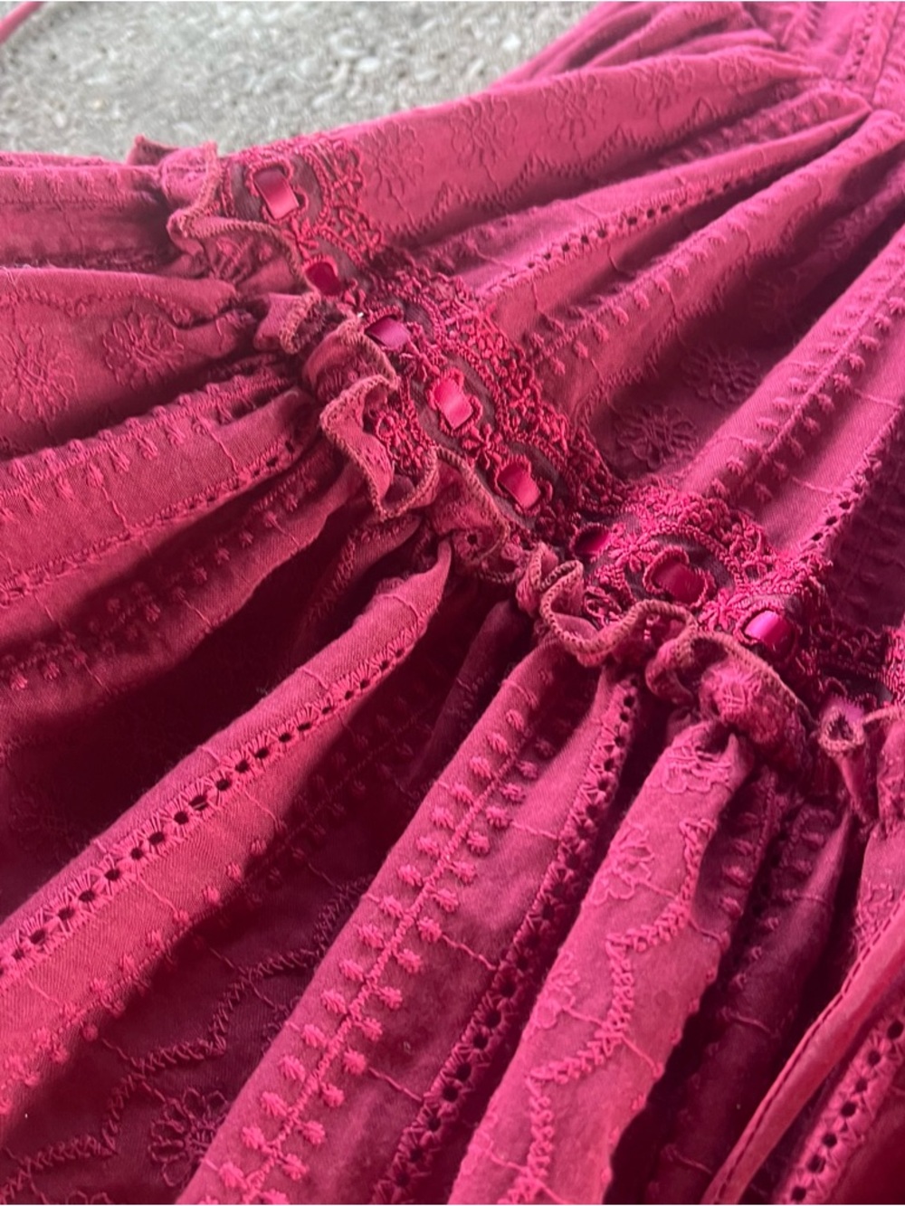 Fae Dress in Garnet - Picture 4 of 12